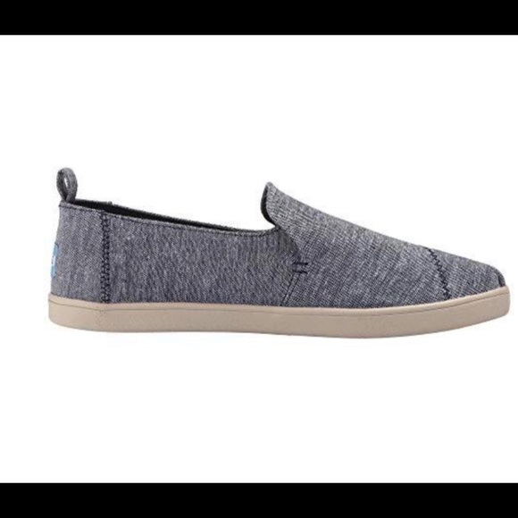 TOMS Deconstructed Alpargata, Navy Slub Chambray - Picture 7 of 7